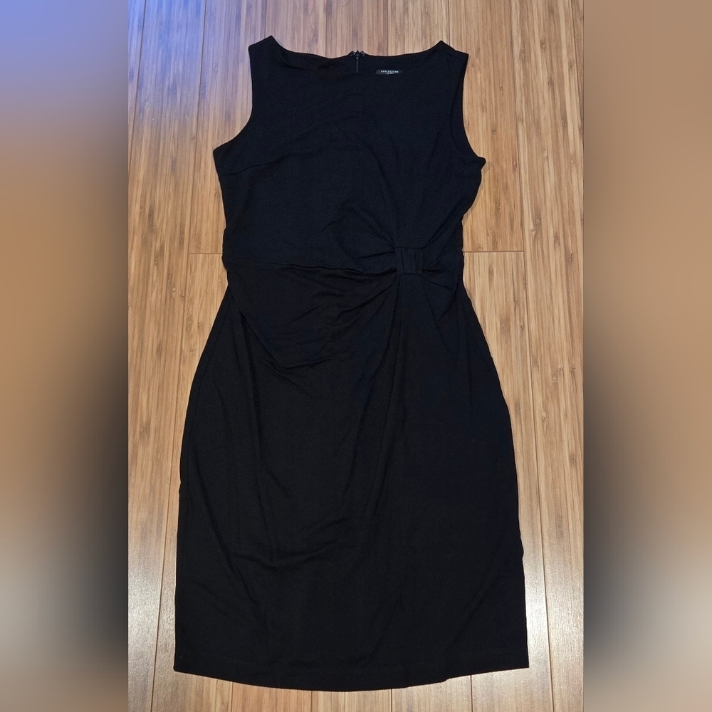 Ann Taylor Black Sleeveless Dress
